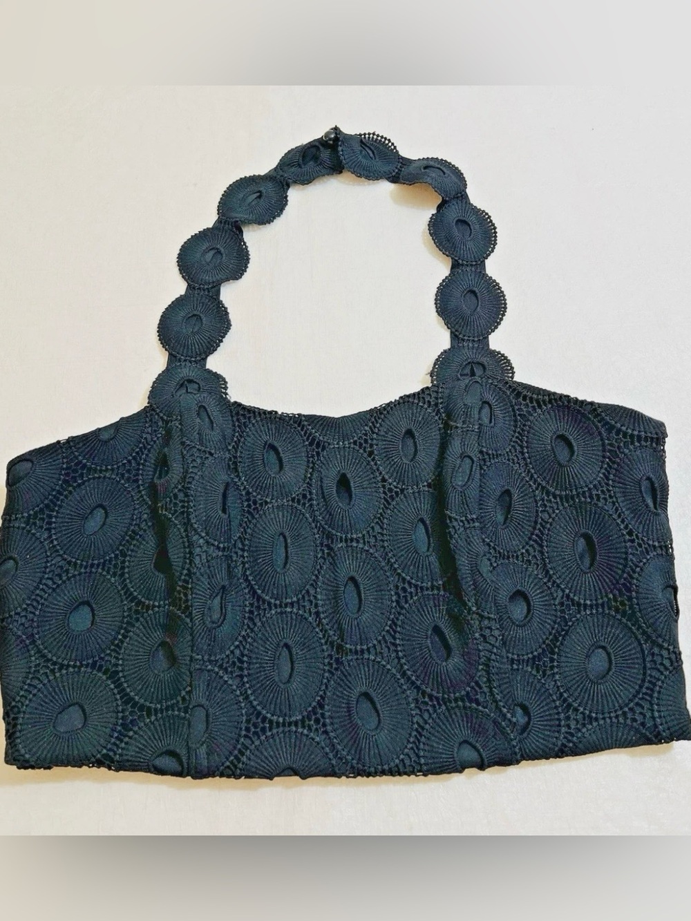 Womens SZ 8 Bustier Crochet Doily